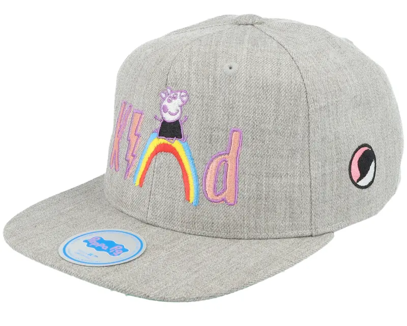 Peppa Pig Kids Heather Grey Kind Rainbow Snapback online