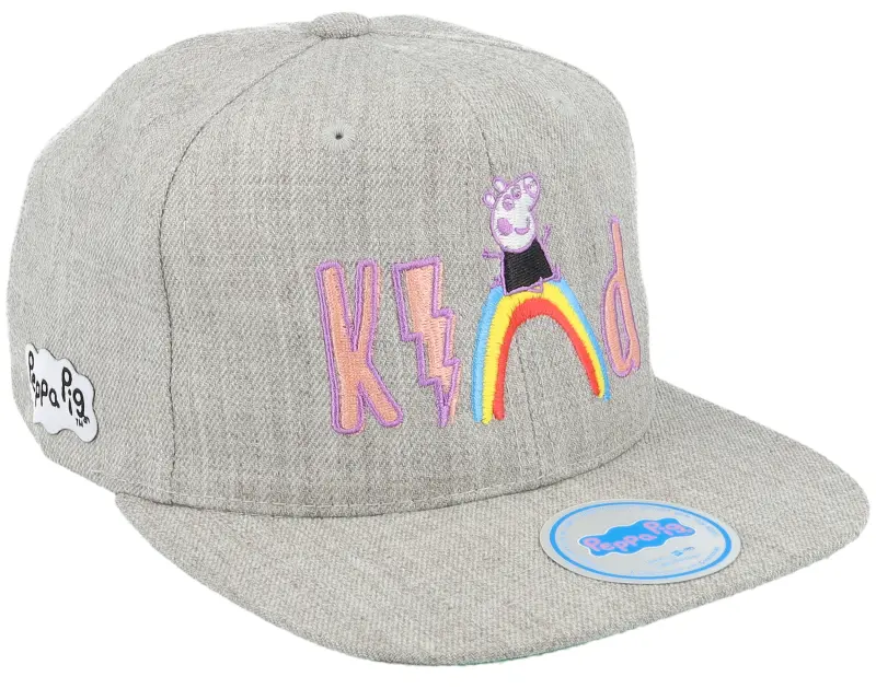 Peppa Pig Kids Heather Grey Kind Rainbow Snapback online