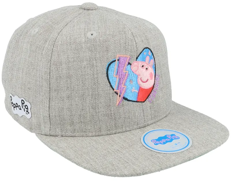 Peppa Pig Kids Heather Grey Starshine Heart Snapback online