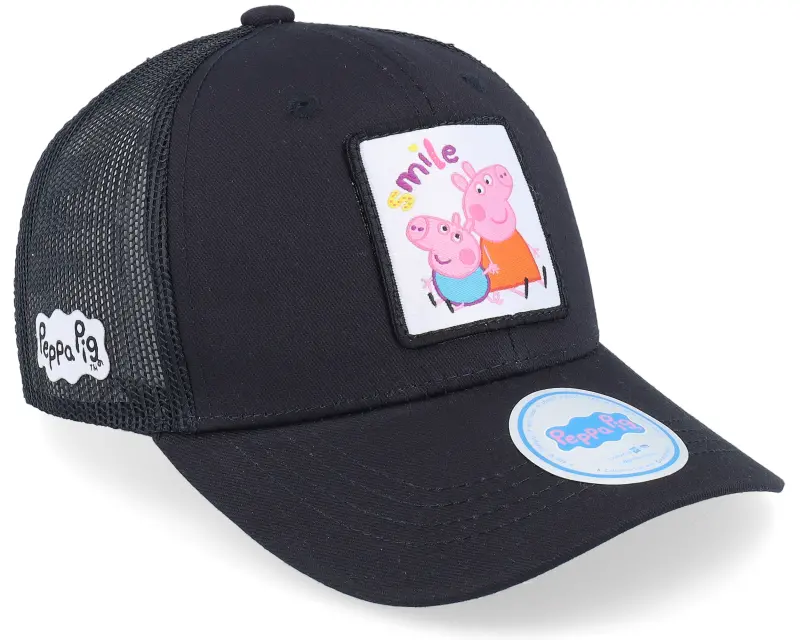 Peppa Pig Kids Peppa And George Smile Black Trucker online