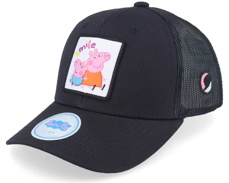 Peppa Pig Kids Peppa And George Smile Black Trucker online