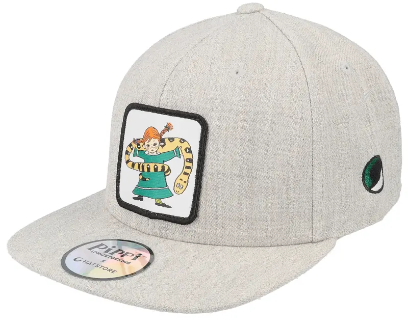 Pippi Longstocking Kids Pippi Snake Grey Snapback online