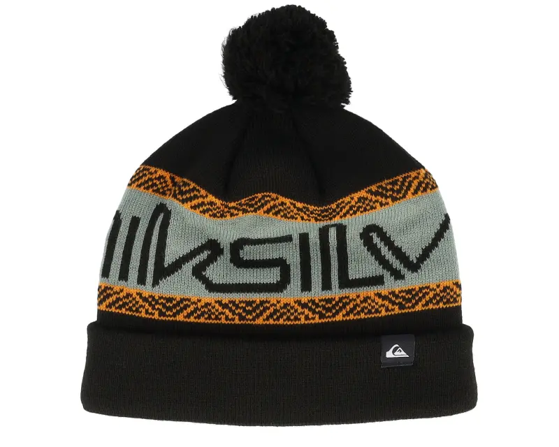 Quiksilver Kids Summit Youth Beanie True Black Pom online
