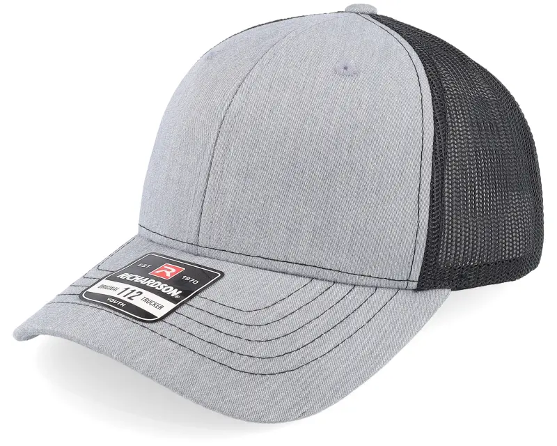 Richardson Kids 112 Split Heather Grey/Black Trucker online