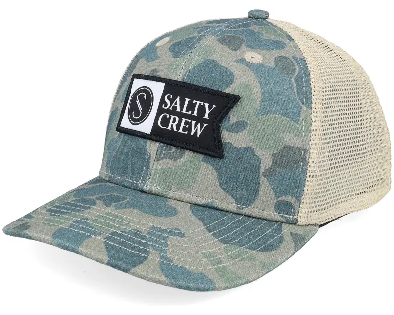 Salty Crew Kids Pinnacle Retro Sand Camo Trucker online