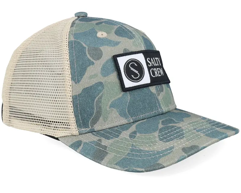 Salty Crew Kids Pinnacle Retro Sand Camo Trucker online