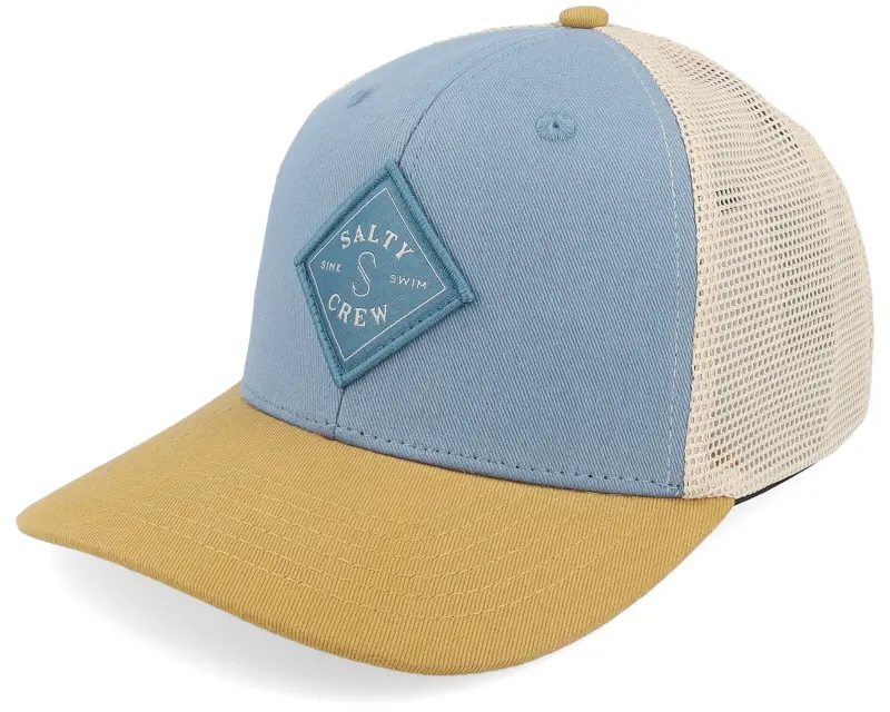 Salty Crew Kids Sealine Boys Retro Pilot Blue Bone Brown Trucker online