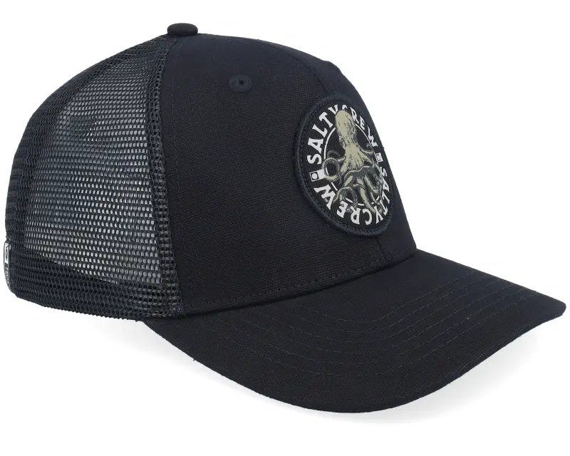 Salty Crew Tentacles Retro Black Trucker online