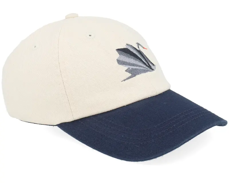 Seeberger Kids Paper Black Swan Stone/Navy Washed Dad Cap online
