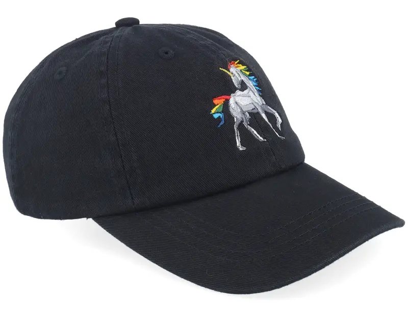 Seeberger Kids Paper Origami Unicorn Black Washed Dad Cap online