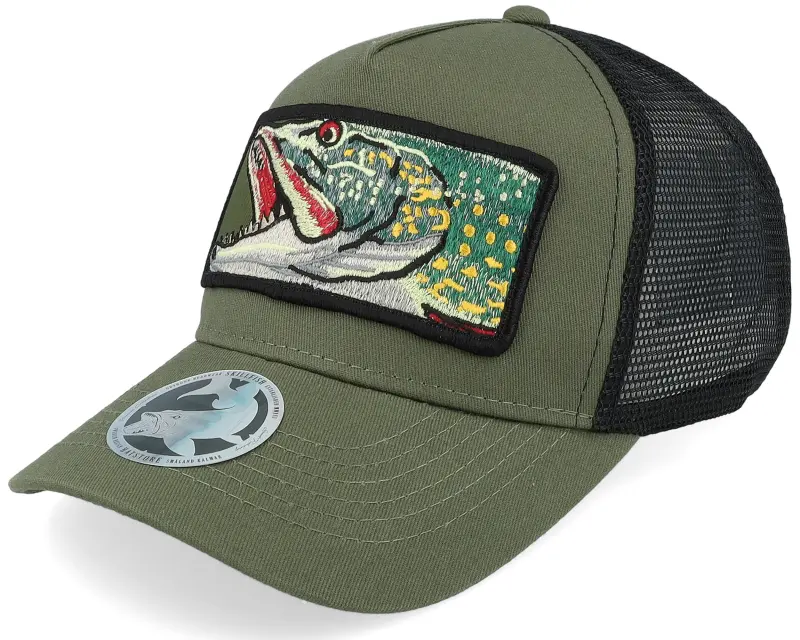 Skillfish Kids Big Giant Pike Olive Green/Black Trucker online