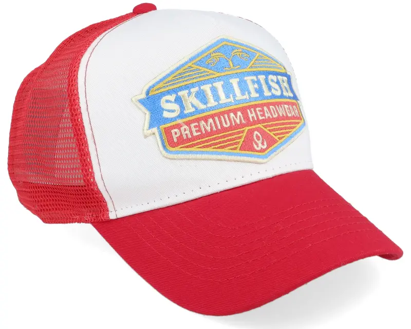 Skillfish Kids Crimsonwave Logo Classic Red/White Trucker online