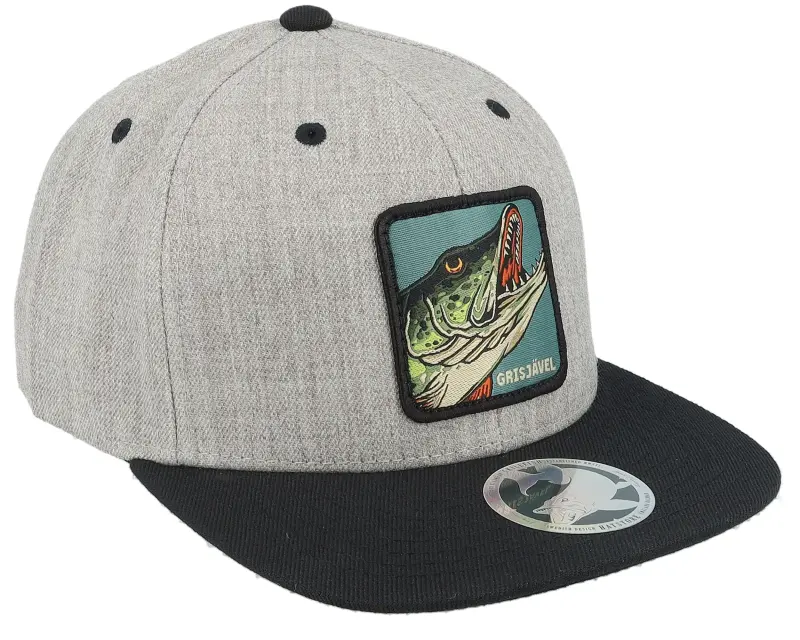 Skillfish Kids Grisjävel Heather Grey/Black Snapback online