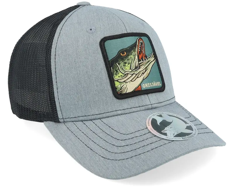 Skillfish Kids Grisjävel Split Heather Grey/Black Trucker online