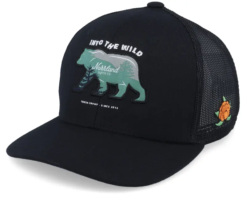 SQRTN Kids Bear Cap Black Trucker online