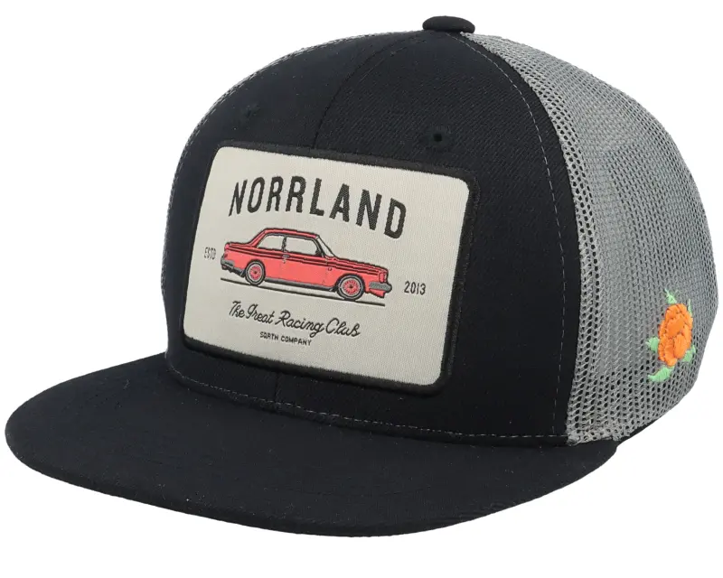 SQRTN Kids Racing Cap Black/Grey Trucker online