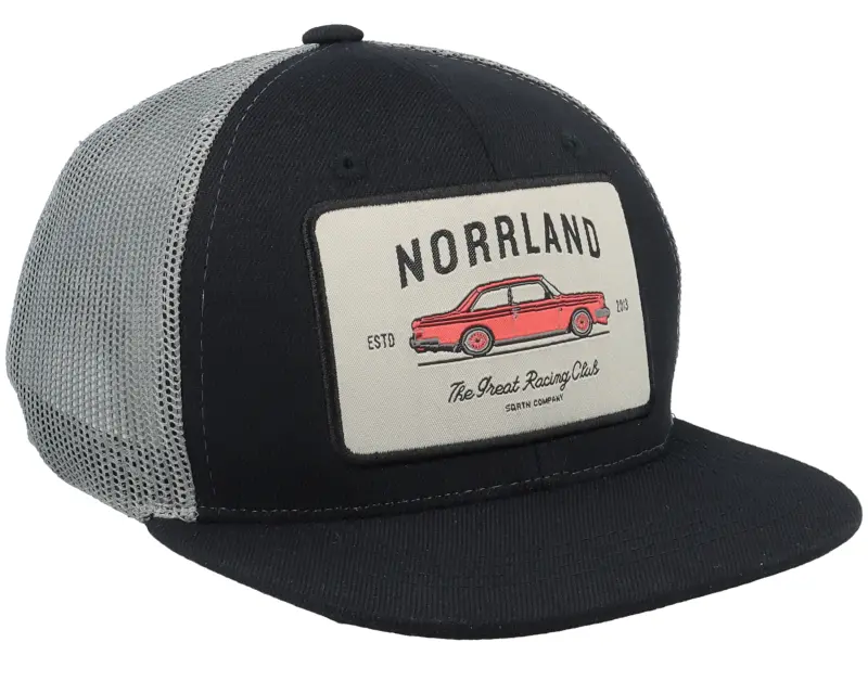 SQRTN Kids Racing Cap Black/Grey Trucker online