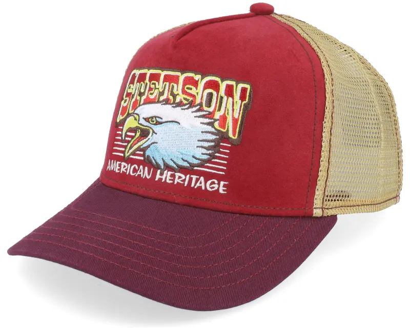 Stetson Kids Eagle Head Red/Maroon Trucker online