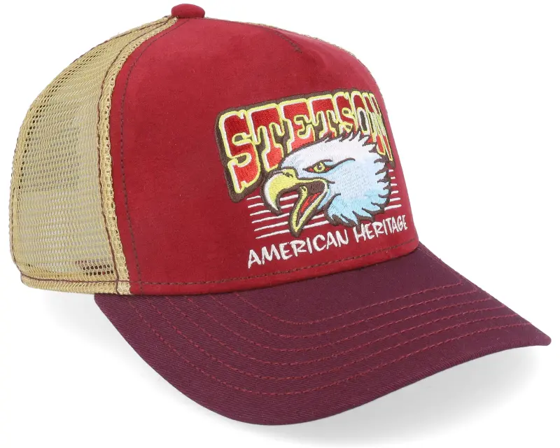 Stetson Kids Eagle Head Red/Maroon Trucker online