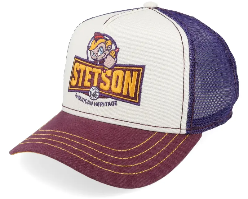 Stetson Kids Hotdog White/Purple Trucker online