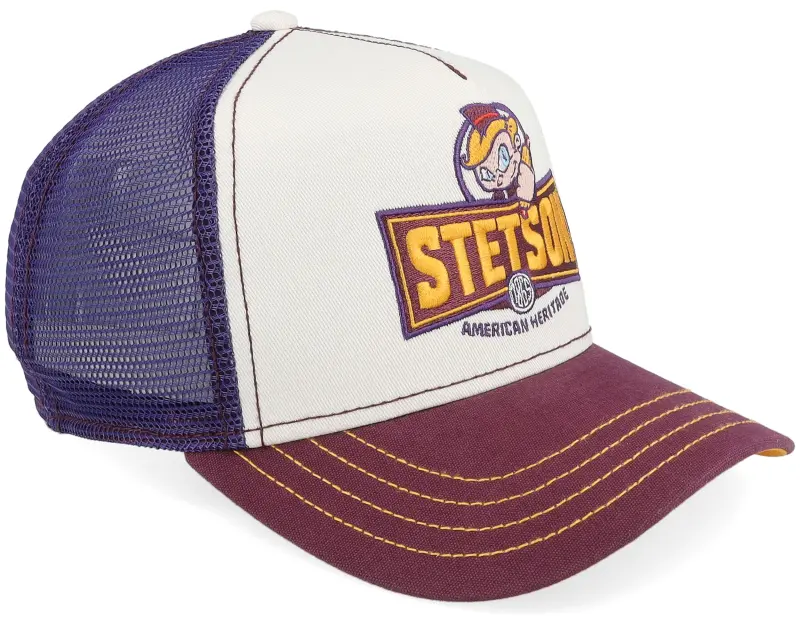 Stetson Kids Hotdog White/Purple Trucker online