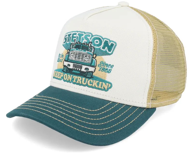 Stetson Kids Keep On Trucking Green/Sand Trucker online