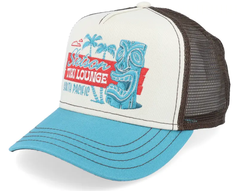 Stetson Kids Tiki Lounge White/Brown/Blue Trucker online