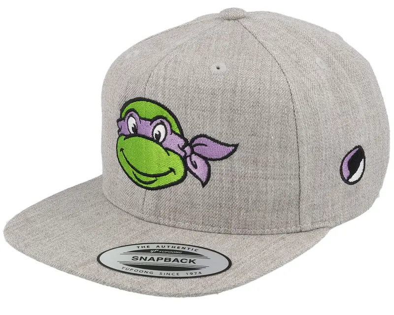 TMNT Kids Donatello Face Grey Snapback online