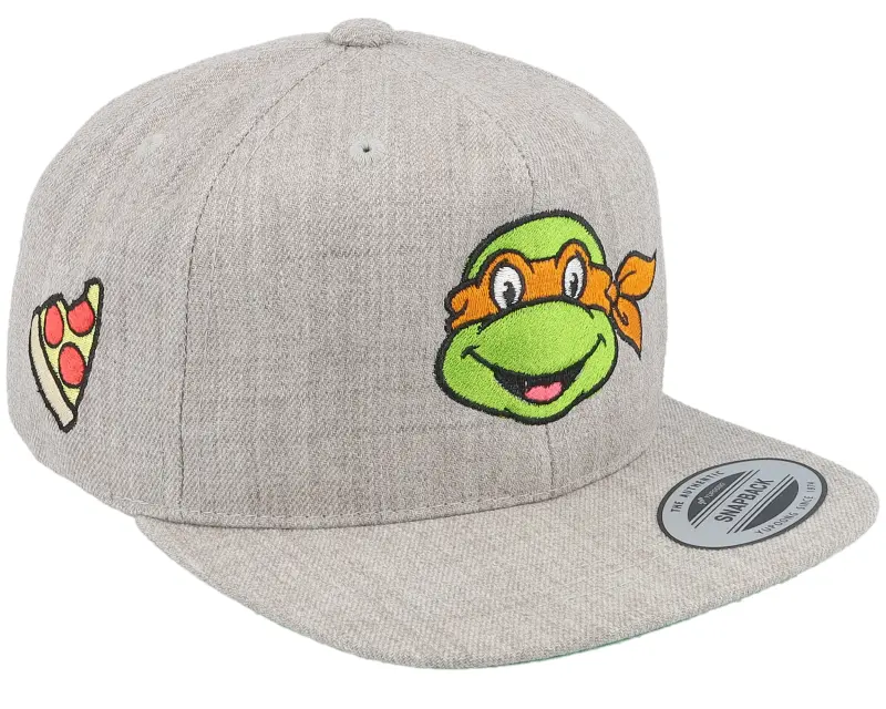 TMNT Kids Michelangelo Face Grey Snapback online