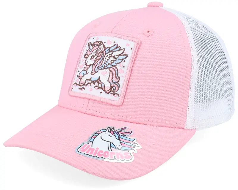 Unicorns Kids Flying Unicorn Patch Pink/White Trucker online