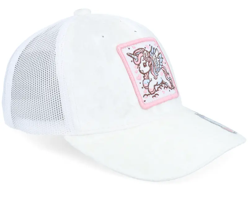 Unicorns Kids Flying Unicorn Patch Velvet White Trucker online