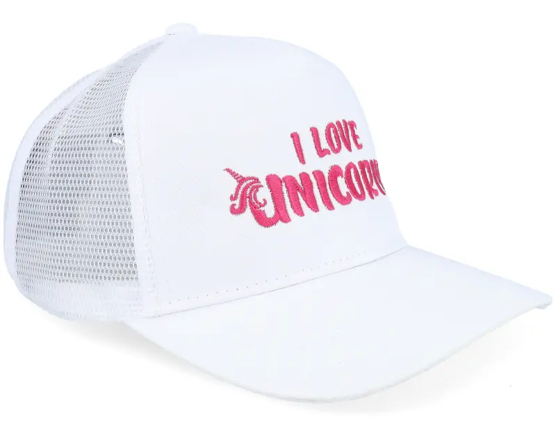 Unicorns Kids I Love Unicorns White/White A-Frame Trucker online