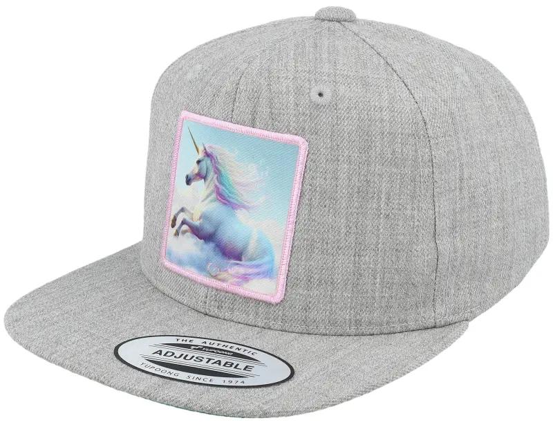 Unicorns Kids Pink Pastel Unicorn Heather Grey Snapback online