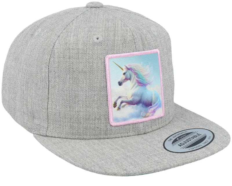 Unicorns Kids Pink Pastel Unicorn Heather Grey Snapback online