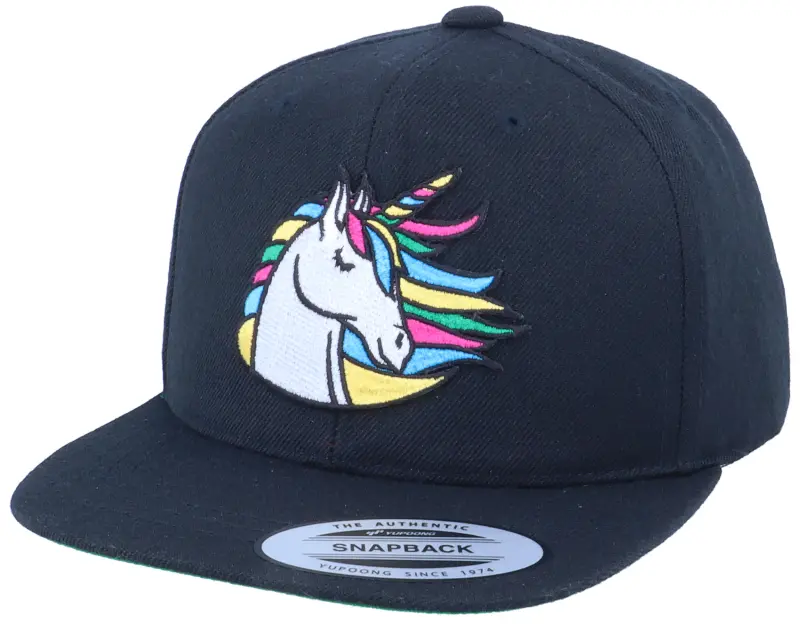 Unicorns Kids Rainbow Unicorn Black Snapback online