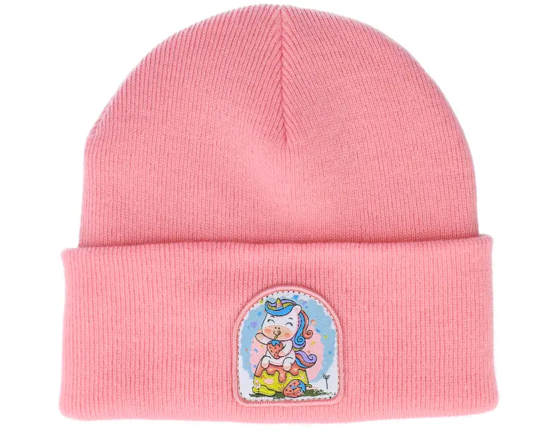 Unicorns Kids Strawberry Unicorn Patch Pink Beanie online
