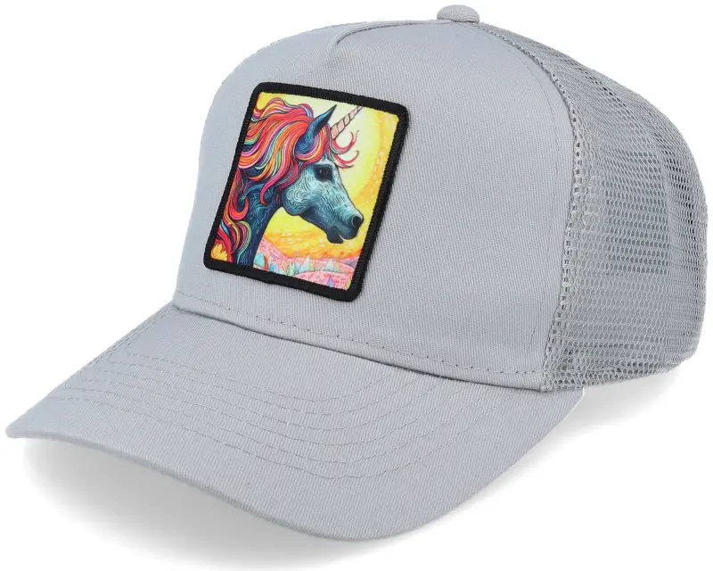 Unicorns Kids Unicorn Sunset Grey Trucker online