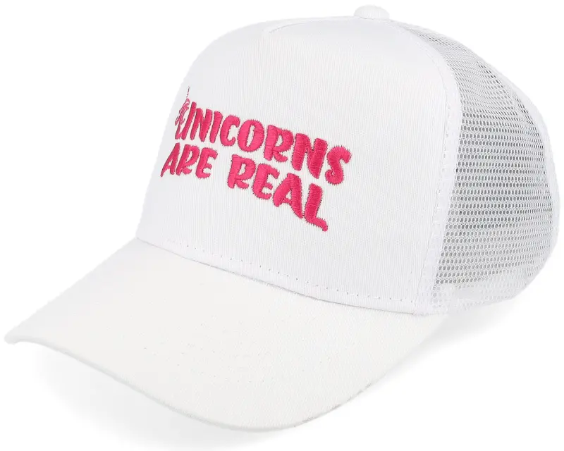 Unicorns Kids Unicorns Are Real White/White A-Frame Trucker online
