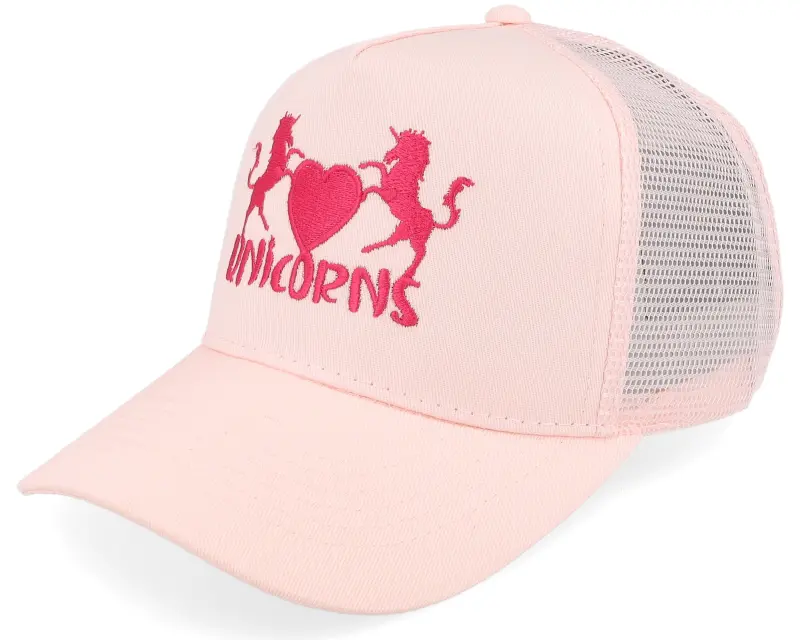 Unicorns Kids Unicorns Heart Pastel Pink/Pastel Pink A-Frame Trucker online