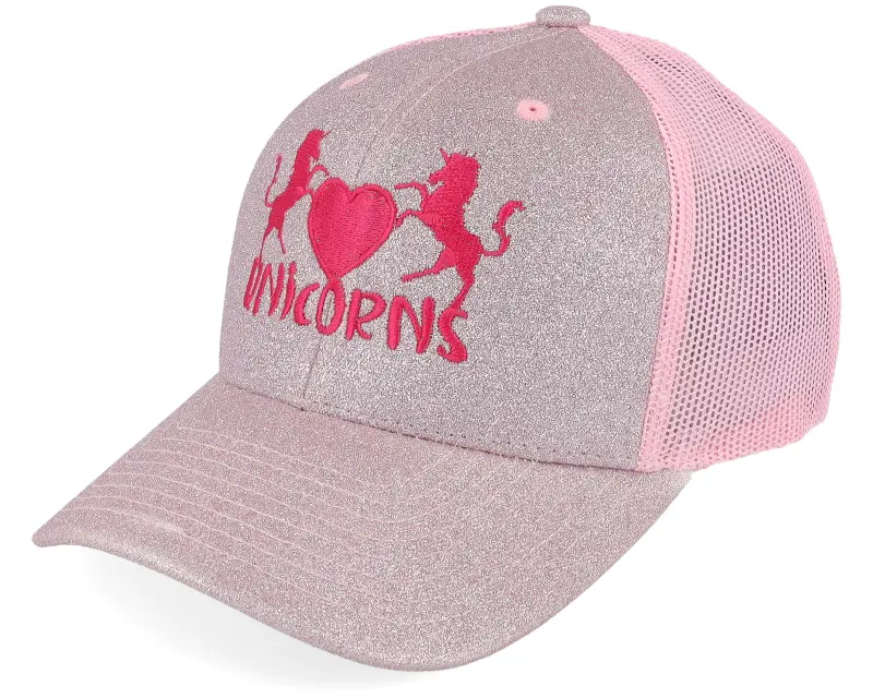 Unicorns Kids Unicorns Heart Pink Glitter/Pink Trucker online