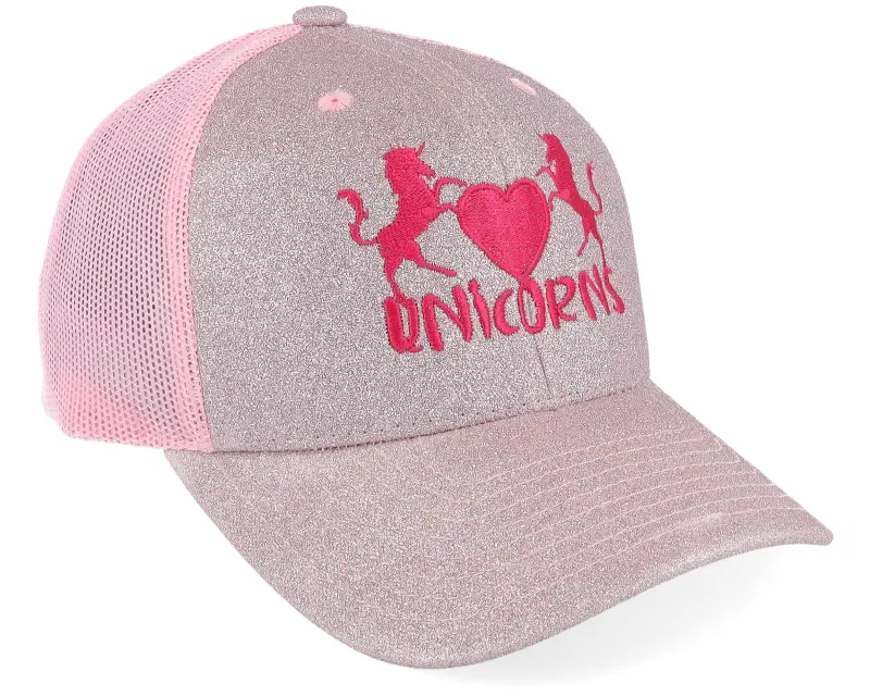 Unicorns Kids Unicorns Heart Pink Glitter/Pink Trucker online