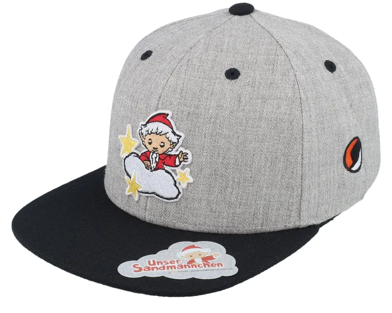 Unser Sandmännchen Kids Sandmännchen Cloud & Stars Heather Grey/Black Snapback online