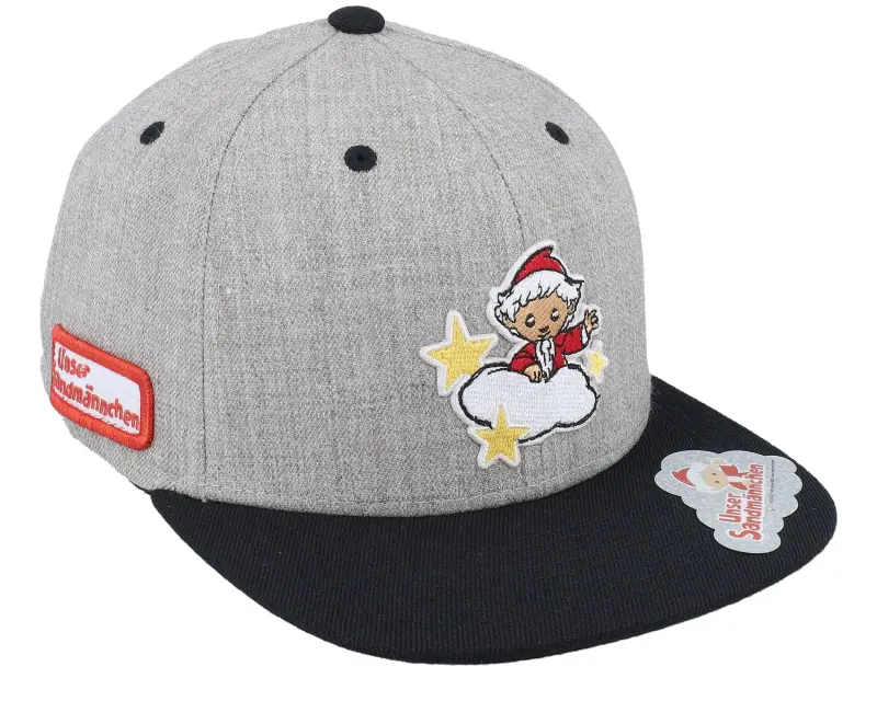 Unser Sandmännchen Kids Sandmännchen Cloud & Stars Heather Grey/Black Snapback online