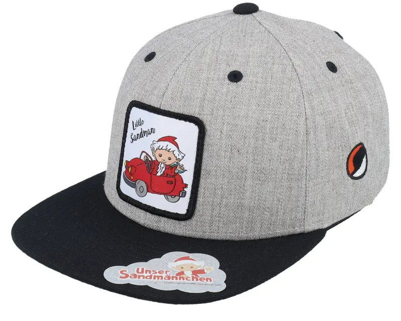 Unser Sandmännchen Kids Sandmännchen Patch Heather Grey/Black Snapback online