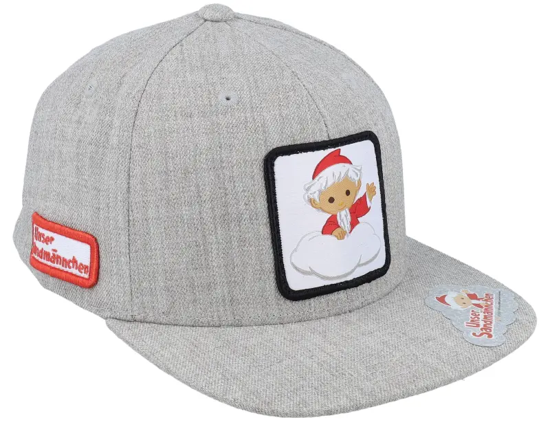 Unser Sandmännchen Kids Sandmännchen Patch Heather Grey Snapback online