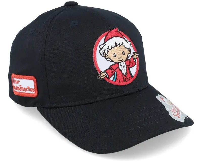 Unser Sandmännchen Kids Sandmännchen Round Patch Black Flexfit online