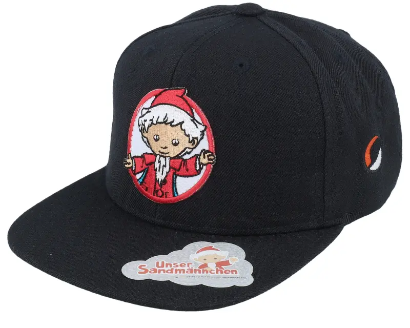 Unser Sandmännchen Kids Sandmännchen Round Patch Black Snapback online