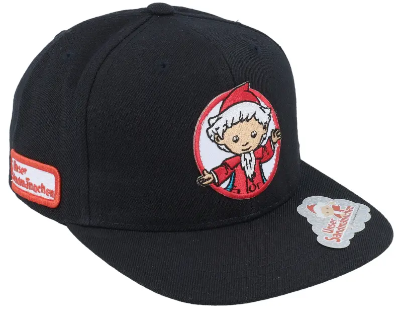 Unser Sandmännchen Kids Sandmännchen Round Patch Black Snapback online