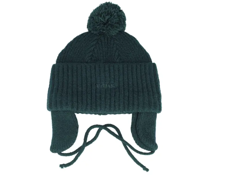 Vans Kids 66 Earflap Beanie Green Gables Pom online