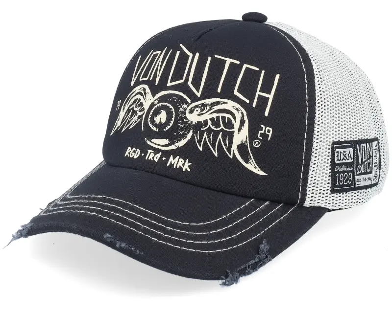 Von Dutch Kids Crew Black/White Trucker online